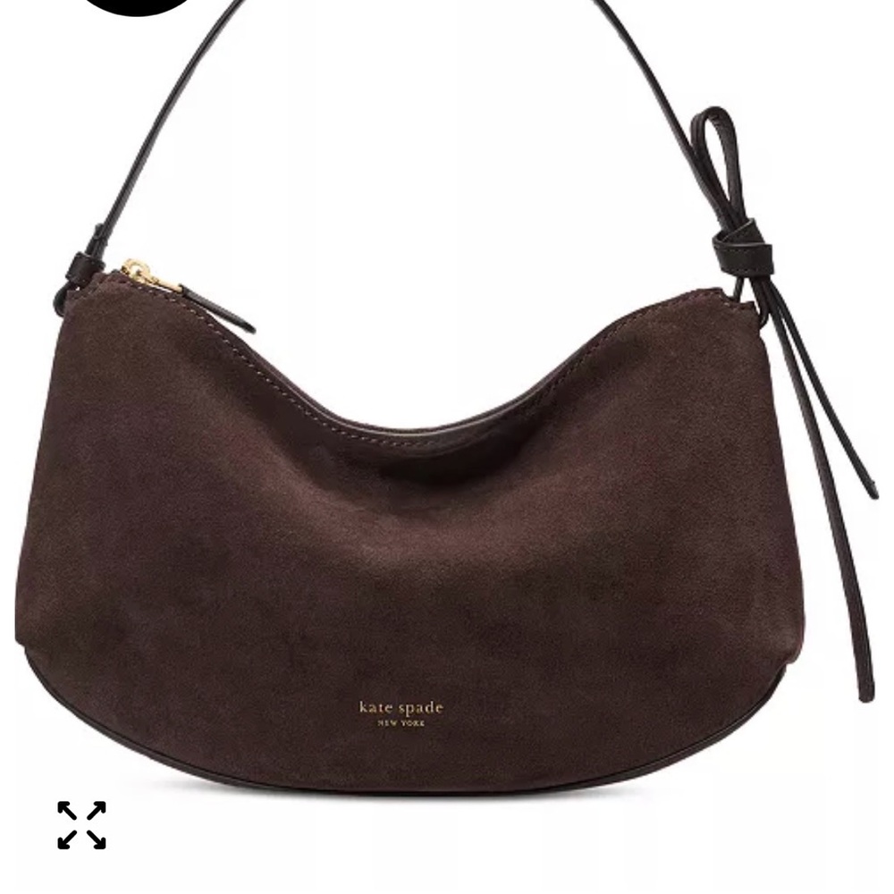kate spade Brown Suede Shoulder Bag